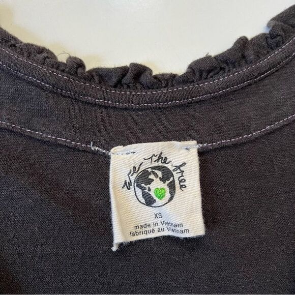 Free People NWT Care Bella Hemp Long Sleeve XS - Picture 4 of 11